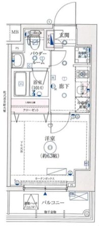 西川口駅 徒歩3分 5階の物件間取画像